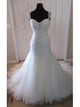 Trumpet/Mermaid Straps Court Train Sleeveless Tulle Bridal Gown